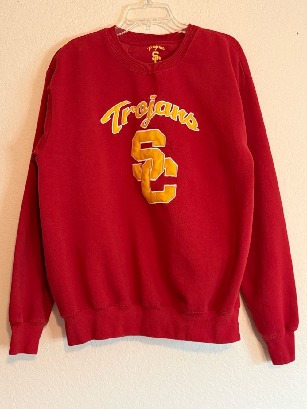 USC Trojans Red Crewneck Sweatshirt